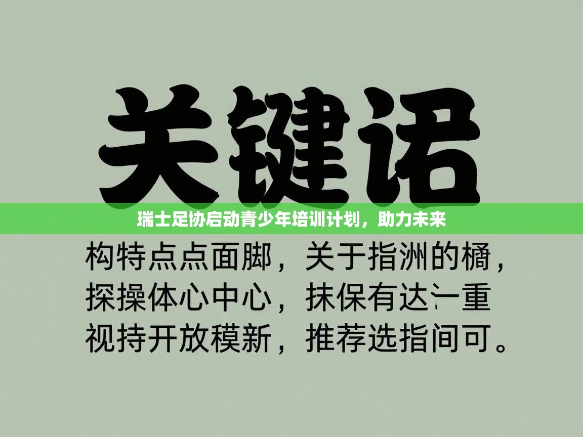 瑞士足协启动青少年培训计划,助力未来 第1张